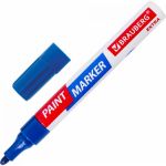 Лаковый маркер-краска BRAUBERG EXTRA paint marker 4 мм, синий, улучшенная нитро-основа, 151983 (артикул 16727906) – фото 1