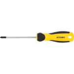 Крестовая отвертка SITOMO PH1х5x100, общая длина 200 мм, CrV 856475 (артикул 25081119) – фото 1