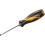 Шлицевая отвертка TOLSEN GRIPro Slotted 10.0 мм, 200 мм, силовая TT20119 (артикул 29723858) – фото 1