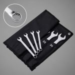 Набор комбинированных гаечных ключей DELI dl130014a матовая хромированная поверхность, тканевая упаковка, 14 шт. 104509 (артикул 23753091) – фото 1