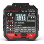 Тестер розеток и УЗО КВТ KT 106D PROLINE 79136 (артикул 15956771) – фото 1