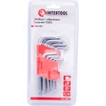 Набор Г-образных ключей INTERTOOL TORX 9шт, Т10-Т50, Cr-V, Small HT-0607 (артикул 20216650) – фото 1