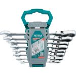 Набор гаечных ключей с гибким храповиком TOTAL 8шт THT102RK586 (артикул 22734585) – фото 1
