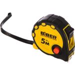 Рулетка (обрезиненный корпус, 5 м х 19 мм) Biber STANDART 40092 тов-173011 (артикул 15738324) – фото 1