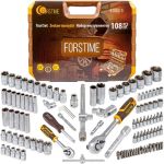 Набор инструмента FORSTIME 1/2"", 1/4"" 6гр. 4-32 мм, 108 предметов FT-41082-552553 (артикул 30992847) – фото 1