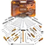 Набор инструментов FORSTIME 1/4"", 3/8"", 1/2"" 6-гр. 4-32 мм, 142 предметов FT-41421-552556 (артикул 30992925) – фото 1
