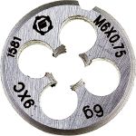 Плашка М 6 х0.75 9ХС ТМ Туламаш 57874 (артикул 15826433) – фото 1