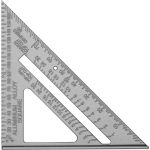 Алюминиевая треугольная линейка DEKO DKM180-255-180 041-0260 (артикул 20426788) – фото 1