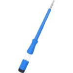 Индикаторная отвертка-пробник Uniel UVT-M15 шлицевая, 190 мм, 600 В, blue UL-00008481 (артикул 23274249) – фото 1