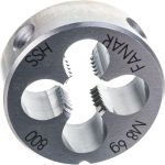 Плашка FANAR круглая, М 8 х 1,25 6g HSS DIN 22568/N1-121001-0080/ 037700 (артикул 17273190) – фото 1