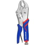 Зажимные клещи WORKPRO 250 мм, 10 дюймов, CR-V, с изогнутыми губками WP231074 (артикул 25973651) – фото 1
