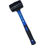 Резиновая киянка vertextools 225 г, черная резина, фибергласовая рукоятка 10-50-225 (артикул 26176961) – фото 1