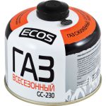 Всесезонный газ в баллоне Ecos GC-230 резьбовой, EPI-GAS, 230 г 140540 (артикул 16325599) – фото 1