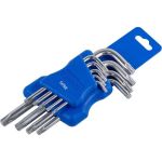 Набор Г-образных ключей TORX Forsage Т10, Т15, Т20, Т25, Т27, Т30, Т40, Т45, Т50 9 предметов, в пластиковом держателе F-5098 (артикул 27665328) – фото 1