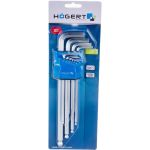 Набор шестигранных Г-образных ключей HOEGERT TECHNIK экстрадлинные HT1W826 (артикул 22357119) – фото 1