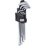 Набор шестигранных с шаром ключей REDMARK 1.5, 2, 2.5, 3, 4, 5, 6, 8, 10 мм, 9 шт. RM93301 (артикул 24988647) – фото 1