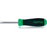 Вороток-отвертка TOPTUL с пластиковой ручкой, 1/4 дюйма, 165 мм CAIP0816 (артикул 27176676) – фото 1