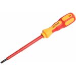 Шлицевая отвертка электрика REXANT SL 4х100 мм 12-4712 (артикул 16124593) – фото 1