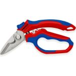Ножницы электрика Knipex угловые, обжим концевых гильз: 0.5–6 мм и 10–25 мм, 160 мм, нержавеющие, 2-компонентные ручки, SB KN-950520SB (артикул 23282337) – фото 1