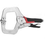 Зажимные клещи INTERTOOL C-type 280мм, Cr-V UT-5206 (артикул 20216536) – фото 1