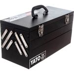 3-х ярусный металлический ящик для инструмента YATO 460х200х225мм YT-0885 (артикул 16128950) – фото 1