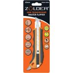 Нож ZOLDER Master Flipper с сегментированным лезвием, 18 мм, неострый доп. выступ 9031 (артикул 16473994) – фото 1