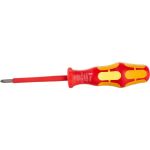 Крестовая отвертка WERA PlusMinus 165 i VDE, PZ/SL1x80 мм 1000V, на подвесе WE-100021 (артикул 16199865) – фото 1