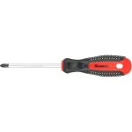 Отвертка MATRIX Fusion PZ2x100 мм, CrV, 3-х компонентная рукоятка anti slip 11403 (артикул 15568874) – фото 1