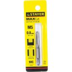 Метчик Stayer MASTER одинарный для сквозных и глухих отверстий сталь 9ХС М5х0.8 28021-05-0.8 (артикул 15924384) – фото 1