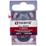 Круглая ручная плашка с направляющей в наборе М6х1.0, HSS, Ф25х9 мм Thorvik D-DRIVE MDG61 52862 (артикул 16013483) – фото 1