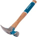 Молоток-гвоздодер GROSS 560 г, угол 75, магнит, обрезиненная рукоятка american hickory 10419 (артикул 24363645) – фото 1