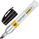 Маркер для агрессивной среды Topfort HD 850 черный, 3-7 мм, скошенный наконечник 1660276 (артикул 31431117) – фото 1