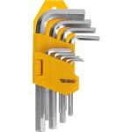 Набор имбусовых ключей HEX Kranz 1.5-10 мм, CrV, 9 шт. KR-12-5215 (артикул 31219911) – фото 1