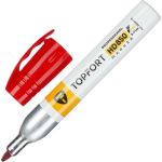 Маркер для агрессивной среды Topfort HD 850 красный, 3-7 мм, скошенный наконечник 1660278 (артикул 31431123) – фото 1