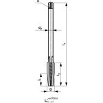 Гаечный метчик Bucovice Tools М 3 Шаг 0.5 мм 115CrV3 119030 (артикул 16525726) – фото 1