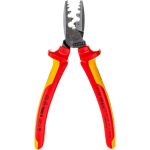 Пресс-клещи для обжима контактных гильз KNIPEX VDE, кол-во гнезд: 9, L-180 мм KN-9778180SB (артикул 16146142) – фото 1