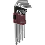 Набор торцевых шестигранных ключей с шаром Thorvik HKB9S H1.5-H10, 9 предметов 53075 (артикул 16296268) – фото 1