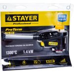 Газовая горелка STAYER ProTerm на баллон, с пьезоподжигом, 1300С 55582 (артикул 15890640) – фото 1