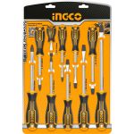 Набор отверток INGCO 10 шт INDUSTRIAL HKSD1028 (артикул 16650849) – фото 1