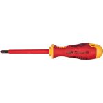 Диэлектрическая крестовая отвертка Felo Ergonic +/- H 2X 100 41620390 (артикул 15850298) – фото 1