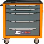 Инструментальная тележка Toollbox серии standart TBS-5 RAL 2008 (артикул 23388459) – фото 1