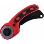 Раскройный роликовый нож BRAUBERG Professional 45 мм, круглое лезвие, резиновые вставки 238087 (артикул 23894049) – фото 1