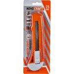 Нож NOVOCRAFT АКУЛА-light 25 мм, PE корпус, 12/144, блистер JSHL025121 (артикул 16682384) – фото 1