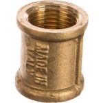 Равнопроходная муфта ELSEN ВВ, 1/2", 1/2", латунь EBF16.12 (артикул 15905843) – фото 1