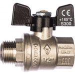 Шаровый кран Bugatti OREGON 1/2" в/н бант артикул 3070060 ИС.081014 (артикул 15647937) – фото 1