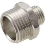 Ниппель-переходник бочонок 1/2"х1/4" н/н MPF NS, MP-У ИС.072171 (артикул 15621484) – фото 1