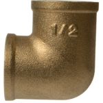 Уголок TERMA 1/2 в/в, латунь TRm 06343 L 42704 (артикул 16107413) – фото 1
