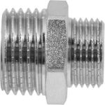 Ниппель-переходник бочонок 1/2"х3/8" н/н MPF NS, MP-У ИС.072172 (артикул 15621485) – фото 1