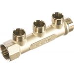 Коллектор AQUALINK 3 выхода 3/4", 1/2" наружняя резьба ИС.071057 (артикул 15528418) – фото 1