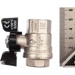 Шаровый кран Bugatti OREGON 1/2" в/в бант артикул 3020062 ИС.081012 (артикул 15647932) – фото 1